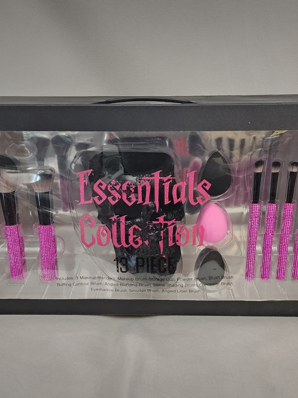 Essentials Makeup Brush & Sponge Set - Pink